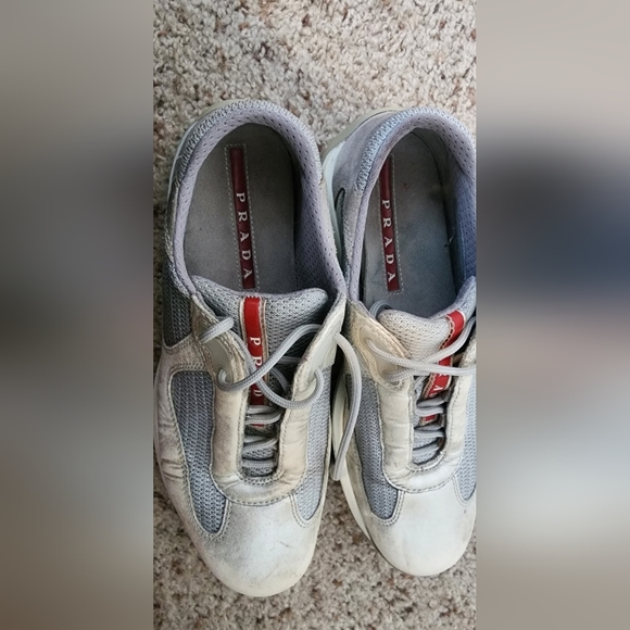 Vintage Prada America’s Cup White Sneaker size 37 - Picture 3 of 6